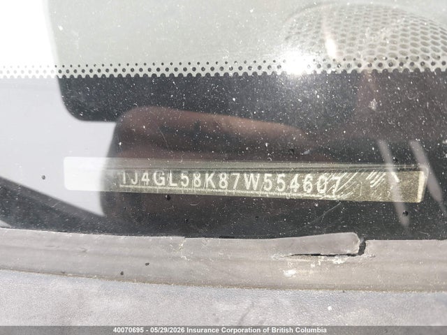 Продажа на аукционе авто 2007 Jeep Liberty Limited, vin: 1J4GL58K87W554607, номер лота: 40070695