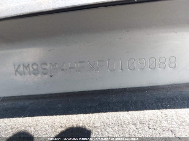 Продаж на аукціоні авто 2015 Hyundai Santa Fe Gls, vin: KM8SM4HFXFU109088, номер лоту: 40073901