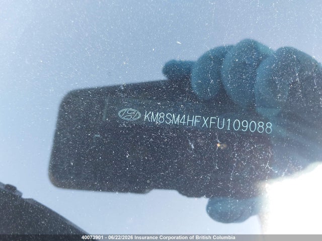 Продаж на аукціоні авто 2015 Hyundai Santa Fe Gls, vin: KM8SM4HFXFU109088, номер лоту: 40073901