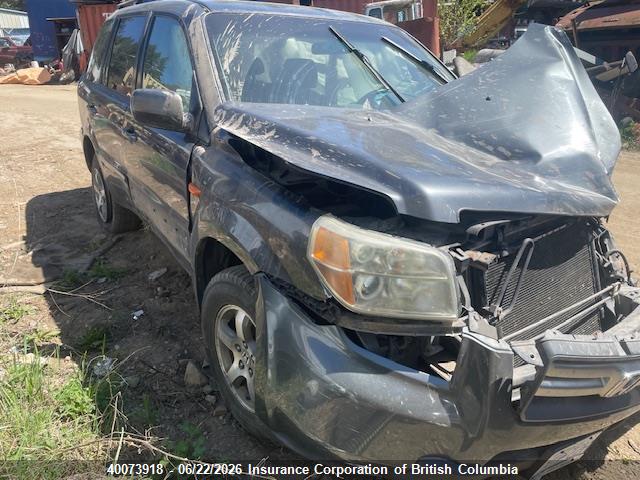 2006 Honda Pilot მანქანა იყიდება აუქციონზე, vin: 2HKYF18456H003843, აუქციონის ნომერი: 40073918