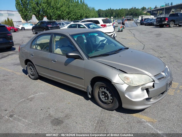 Продаж на аукціоні авто 2004 Honda Civic, vin: 2HGES154X4H911117, номер лоту: 40073927
