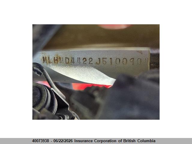 2018 Honda Crf250 L/rl მანქანა იყიდება აუქციონზე, vin: MLHMD4422J5100904, აუქციონის ნომერი: 40073938