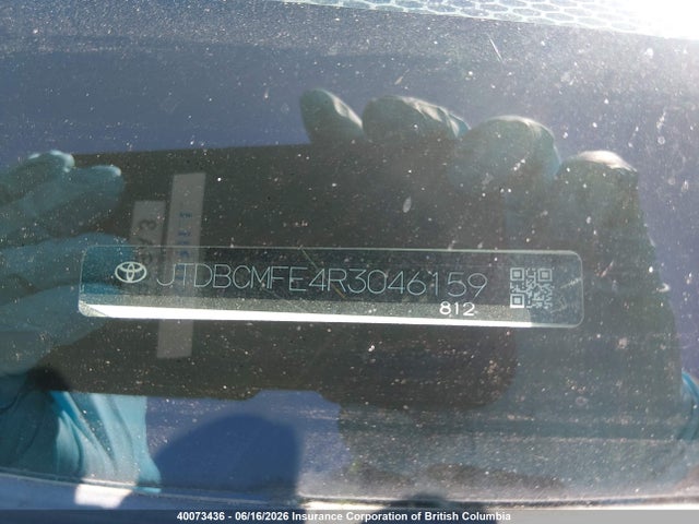 JTDBCMFE4R3046159 Toyota Corolla Le/se/xle/night Shade