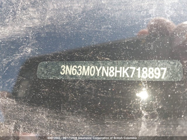 2017 Chevrolet City Express Ls მანქანა იყიდება აუქციონზე, vin: 3N63M0YN8HK718897, აუქციონის ნომერი: 40073943