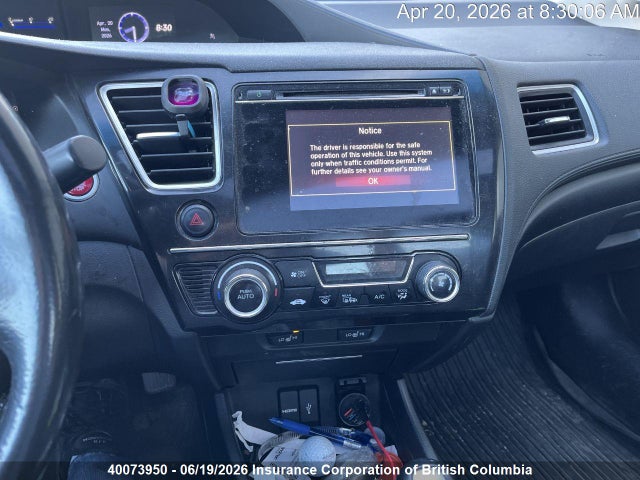 Продажа на аукционе авто 2015 Honda Civic, vin: 2HGFB2E56FH019033, номер лота: 40073950