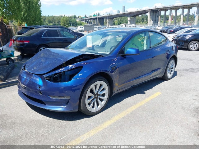 Tesla Model 3 Standard Range/standard Range Plus 2021 5YJ3E1EA8MF081195 Image 2