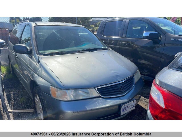 2001 Honda Odyssey Ex მანქანა იყიდება აუქციონზე, vin: 2HKRL18661H009657, აუქციონის ნომერი: 40073961