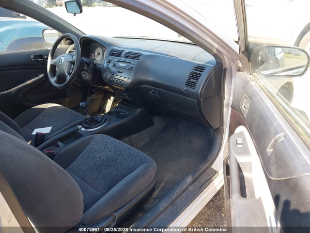 2002 Honda Civic მანქანა იყიდება აუქციონზე, vin: 1HGEM21582L809104, აუქციონის ნომერი: 40073967