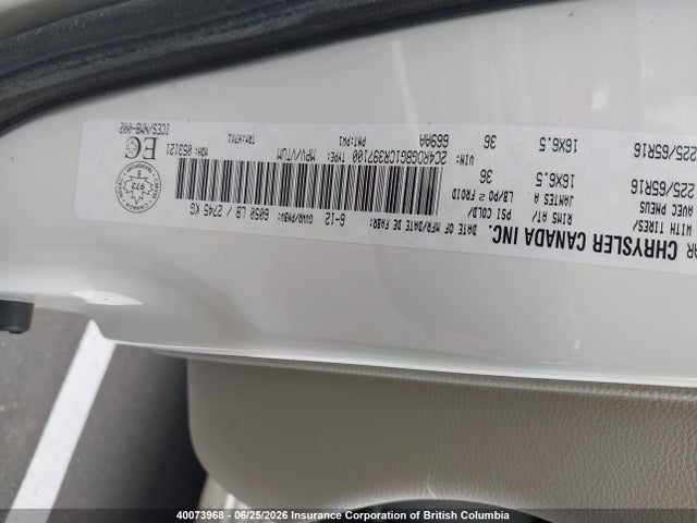 Aukcja sprzedaży 2012 Dodge Grand Caravan Se, vin: 2C4RDGBG1CR397100, numer aukcji: 40073968