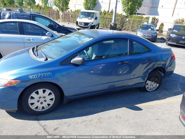 40073984 :رقم المزاد ، 2HGFG123X7H006981 vin ، 2007 Honda Civic مزاد بيع