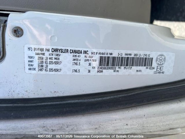 2013 Dodge Grand Caravan Se/sxt მანქანა იყიდება აუქციონზე, vin: 2C4RDGBG3DR699232, აუქციონის ნომერი: 40073987
