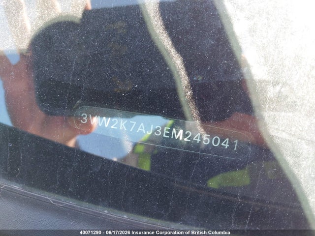 Продаж на аукціоні авто 2014 Volkswagen Jetta 2.0l Trendline+, vin: 3VW2K7AJ3EM245041, номер лоту: 40071290