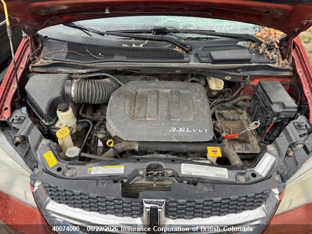 2012 Dodge Grand Caravan Se მანქანა იყიდება აუქციონზე, vin: 2C4RDGBG6CR301560, აუქციონის ნომერი: 40074000
