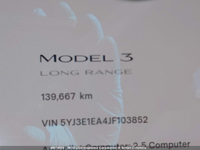 Tesla MODEL 3 2018 5YJ3E1EA4JF103852 Image 16