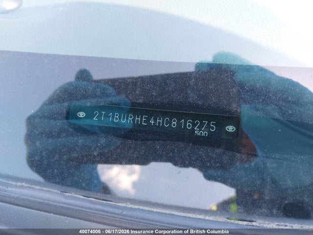 2T1BURHE4HC816275 Toyota Corolla L/le/xle/se/xse