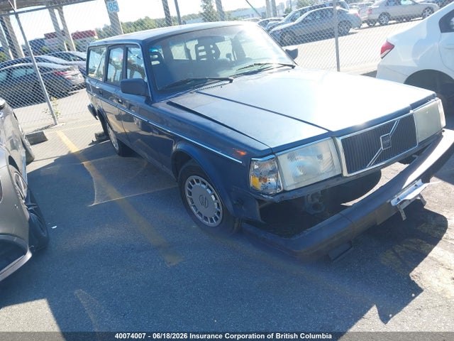 1991 Volvo 240 მანქანა იყიდება აუქციონზე, vin: YV1AX8850M1908036, აუქციონის ნომერი: 40074007