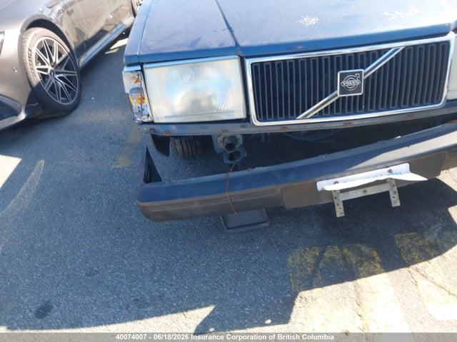 40074007 :رقم المزاد ، YV1AX8850M1908036 vin ، 1991 Volvo 240 مزاد بيع