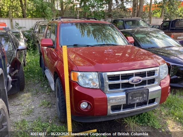 Продажа на аукционе авто 2010 Ford Escape Limited, vin: 1FMCU9EG8AKD13973, номер лота: 40074017