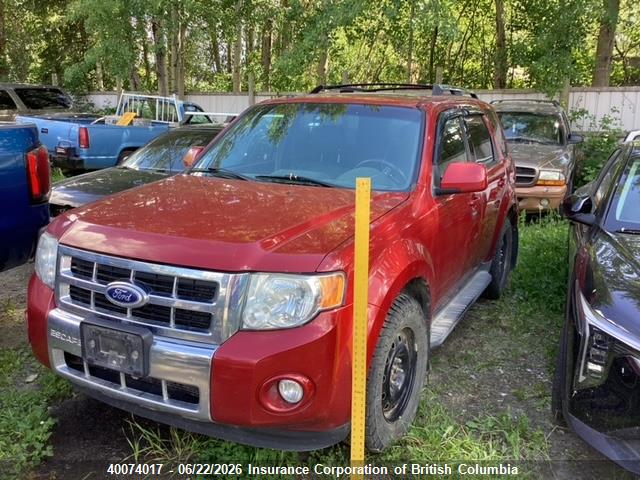 Продажа на аукционе авто 2010 Ford Escape Limited, vin: 1FMCU9EG8AKD13973, номер лота: 40074017