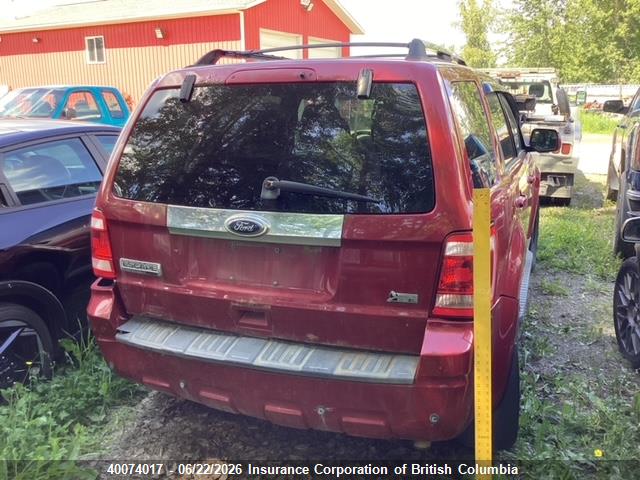 Продажа на аукционе авто 2010 Ford Escape Limited, vin: 1FMCU9EG8AKD13973, номер лота: 40074017