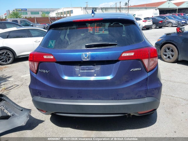Продаж на аукціоні авто 2016 Honda Hr-v Ex, vin: 3CZRU6H53GM115725, номер лоту: 40068867