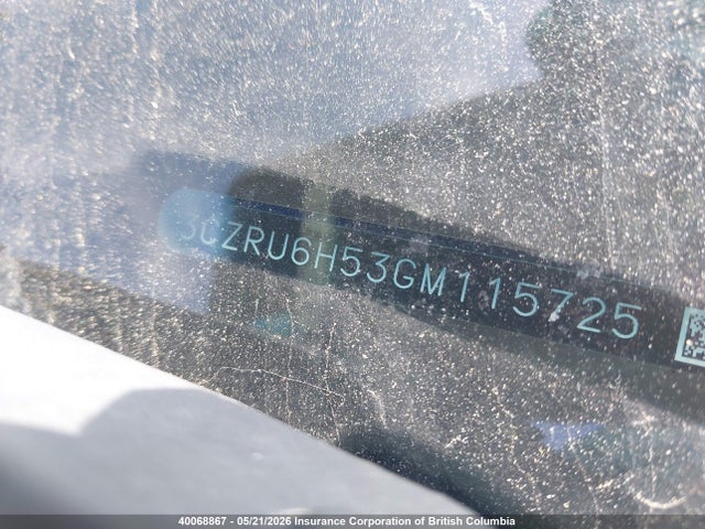 Продаж на аукціоні авто 2016 Honda Hr-v Ex, vin: 3CZRU6H53GM115725, номер лоту: 40068867