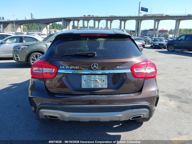 40074026 :رقم المزاد ، WDCTG4GB4GJ196806 vin ، 2016 Mercedes-benz Gla 250 4matic مزاد بيع