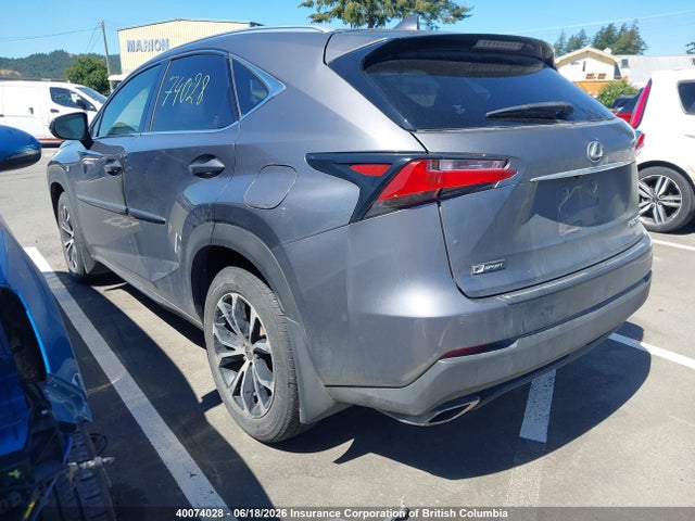 40074028 :رقم المزاد ، JTJBARBZ6H2114801 vin ، 2017 Lexus Nx 200t/base/f Sport مزاد بيع