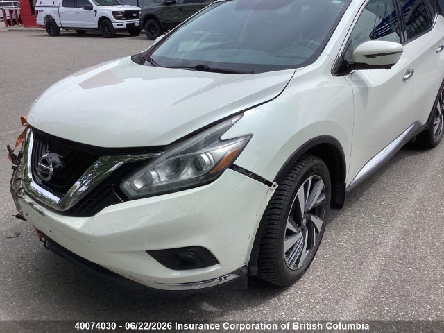 Продажа на аукционе авто 2016 Nissan Murano Platinum/sl/sv, vin: 5N1AZ2MH3GN123466, номер лота: 40074030