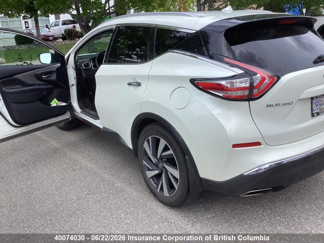 Продажа на аукционе авто 2016 Nissan Murano Platinum/sl/sv, vin: 5N1AZ2MH3GN123466, номер лота: 40074030