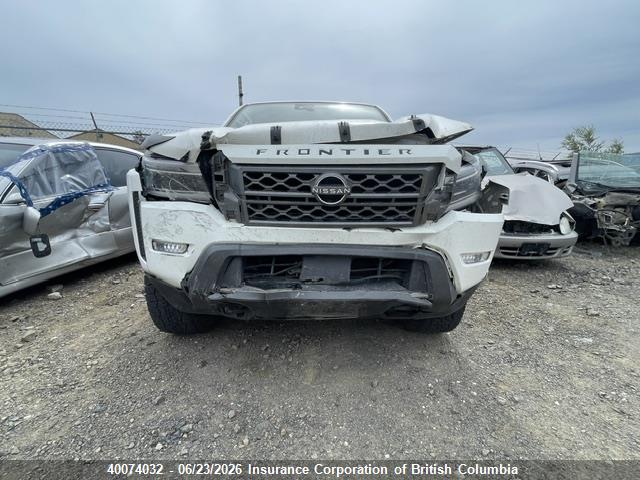 Продажа на аукционе авто 2022 Nissan Frontier Pro-4x/sv, vin: 1N6ED1FK4NN608409, номер лота: 40074032
