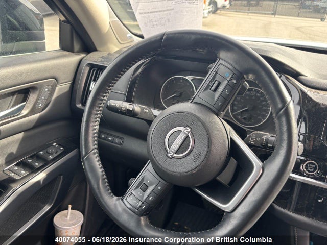 2022 Nissan Pathfinder Sl მანქანა იყიდება აუქციონზე, vin: 5N1DR3CE5NC267121, აუქციონის ნომერი: 40074055