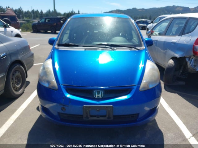 2007 Honda Fit მანქანა იყიდება აუქციონზე, vin: JHMGD37217S816305, აუქციონის ნომერი: 40074063