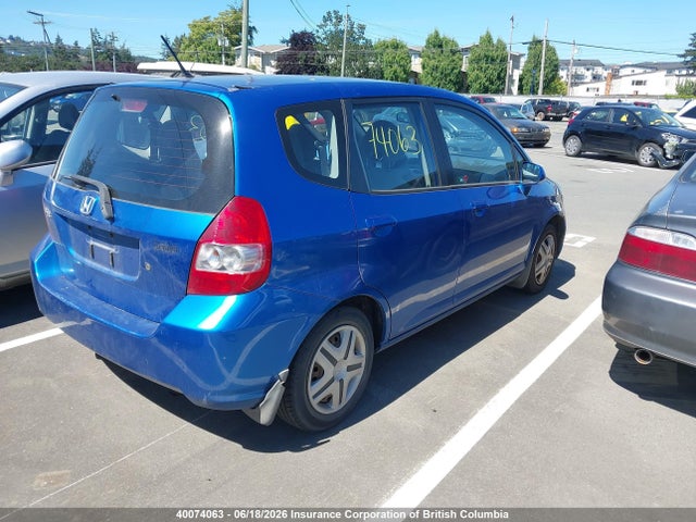 2007 Honda Fit მანქანა იყიდება აუქციონზე, vin: JHMGD37217S816305, აუქციონის ნომერი: 40074063
