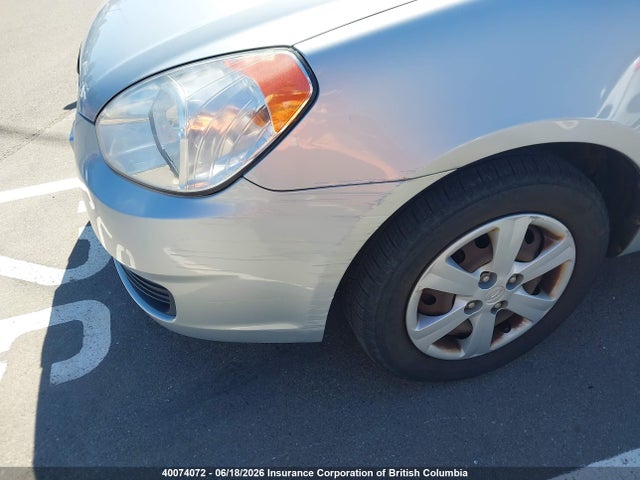 2010 Hyundai Accent Gl მანქანა იყიდება აუქციონზე, vin: KMHCN4BC6AU508766, აუქციონის ნომერი: 40074072