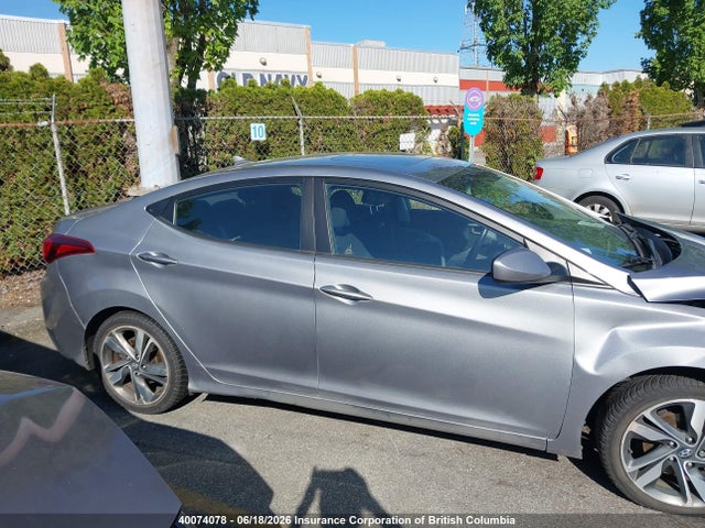 2015 Hyundai Elantra Gls მანქანა იყიდება აუქციონზე, vin: KMHDH4AH0FU285298, აუქციონის ნომერი: 40074078