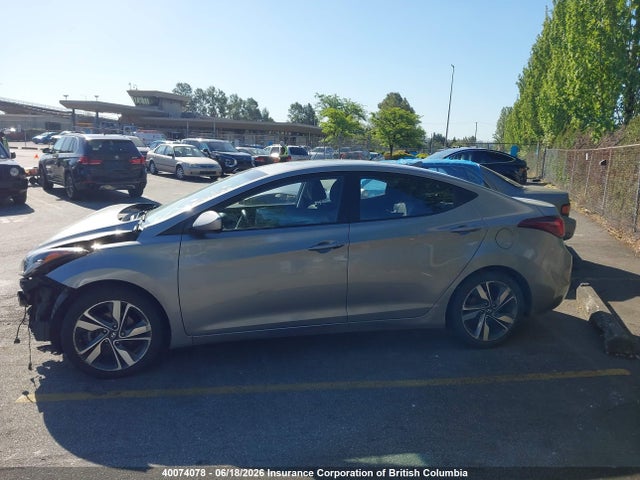 2015 Hyundai Elantra Gls მანქანა იყიდება აუქციონზე, vin: KMHDH4AH0FU285298, აუქციონის ნომერი: 40074078
