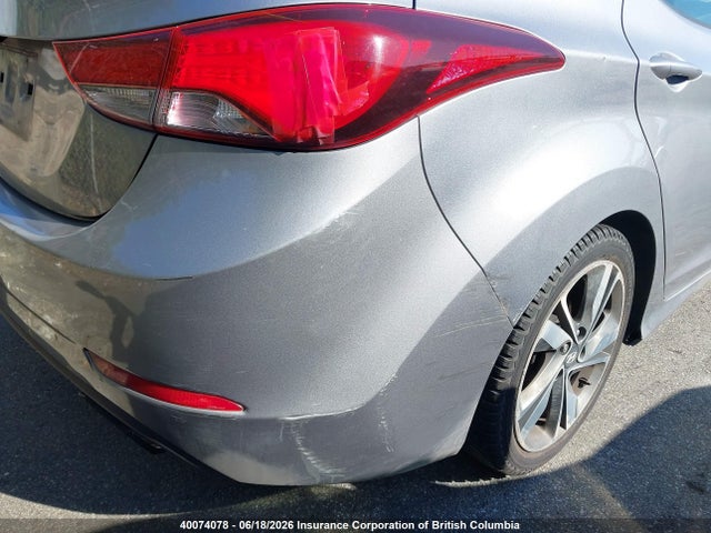 2015 Hyundai Elantra Gls მანქანა იყიდება აუქციონზე, vin: KMHDH4AH0FU285298, აუქციონის ნომერი: 40074078