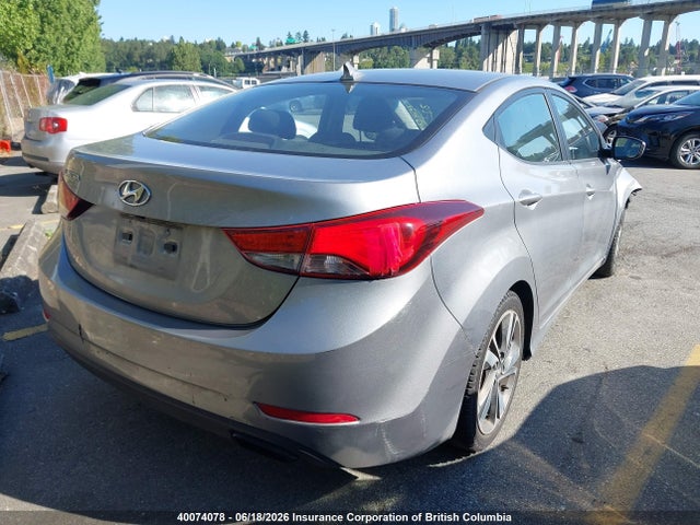 2015 Hyundai Elantra Gls მანქანა იყიდება აუქციონზე, vin: KMHDH4AH0FU285298, აუქციონის ნომერი: 40074078