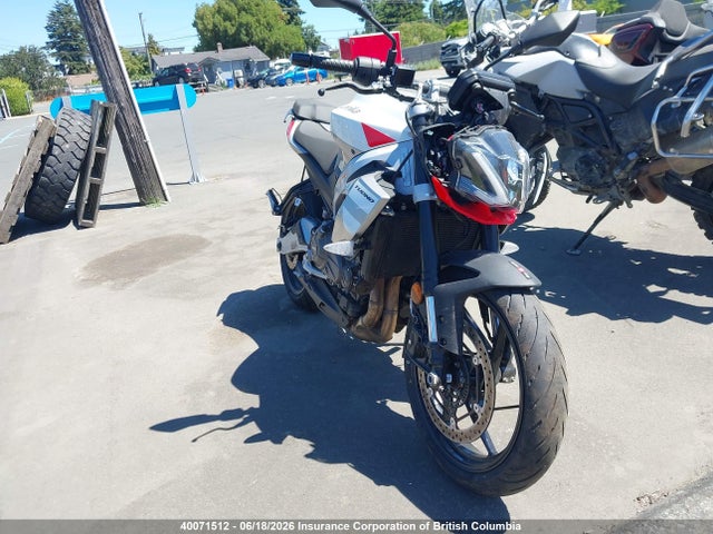 40071512 :رقم المزاد ، ZD4XEUB03T6001279 vin ، 2026 Aprilia Tuono 457 مزاد بيع