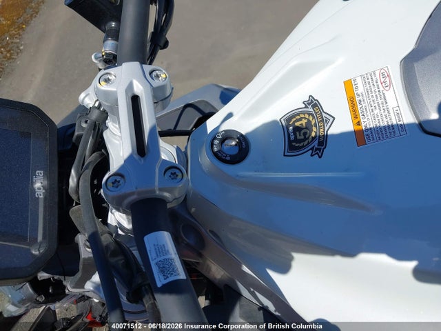 Aukcja sprzedaży 2026 Aprilia Tuono 457, vin: ZD4XEUB03T6001279, numer aukcji: 40071512