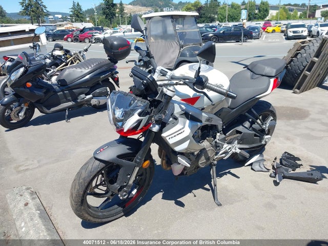 Aukcja sprzedaży 2026 Aprilia Tuono 457, vin: ZD4XEUB03T6001279, numer aukcji: 40071512
