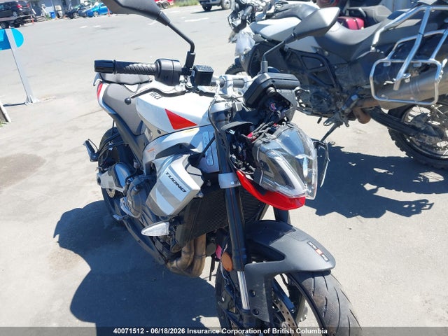 Aukcja sprzedaży 2026 Aprilia Tuono 457, vin: ZD4XEUB03T6001279, numer aukcji: 40071512
