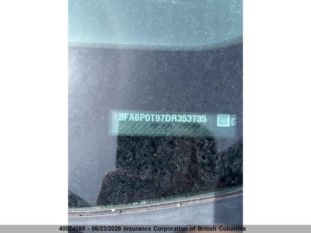 40074085 :رقم المزاد ، 3FA6P0T97DR353735 vin ، 2013 Ford Fusion Se مزاد بيع