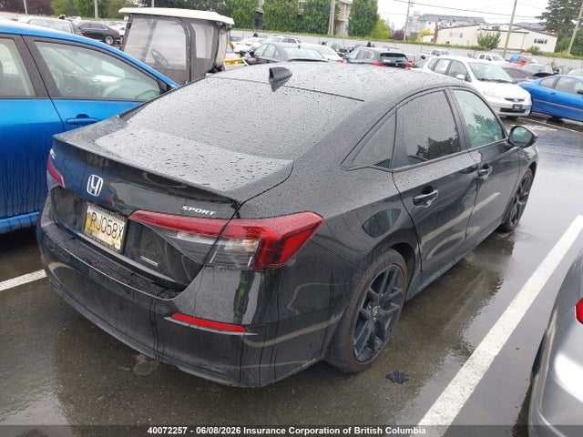 2025 Honda Civic Sport/sport Touring მანქანა იყიდება აუქციონზე, vin: 2HGFE4F88SH008850, აუქციონის ნომერი: 40072257