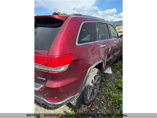 1C4RJFBG0JC227206 Jeep Grand Cherokee Limited