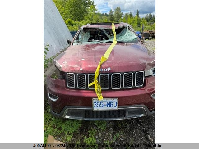 1C4RJFBG0JC227206 Jeep Grand Cherokee Limited