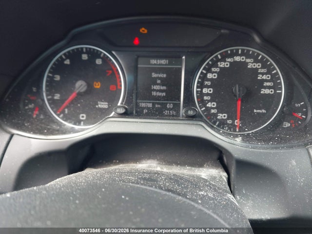 40073546 :رقم المزاد ، WA1VFCFP9CA119328 vin ، 2012 Audi Q5 Prestige مزاد بيع