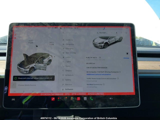 Tesla MODEL 3 2021 5YJ3E1EA7MF868428 Image 7
