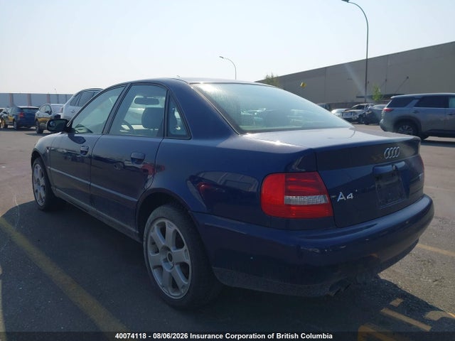 Aukcja sprzedaży 2001 Audi A4, vin: WAUDC68D01A083196, numer aukcji: 40074118